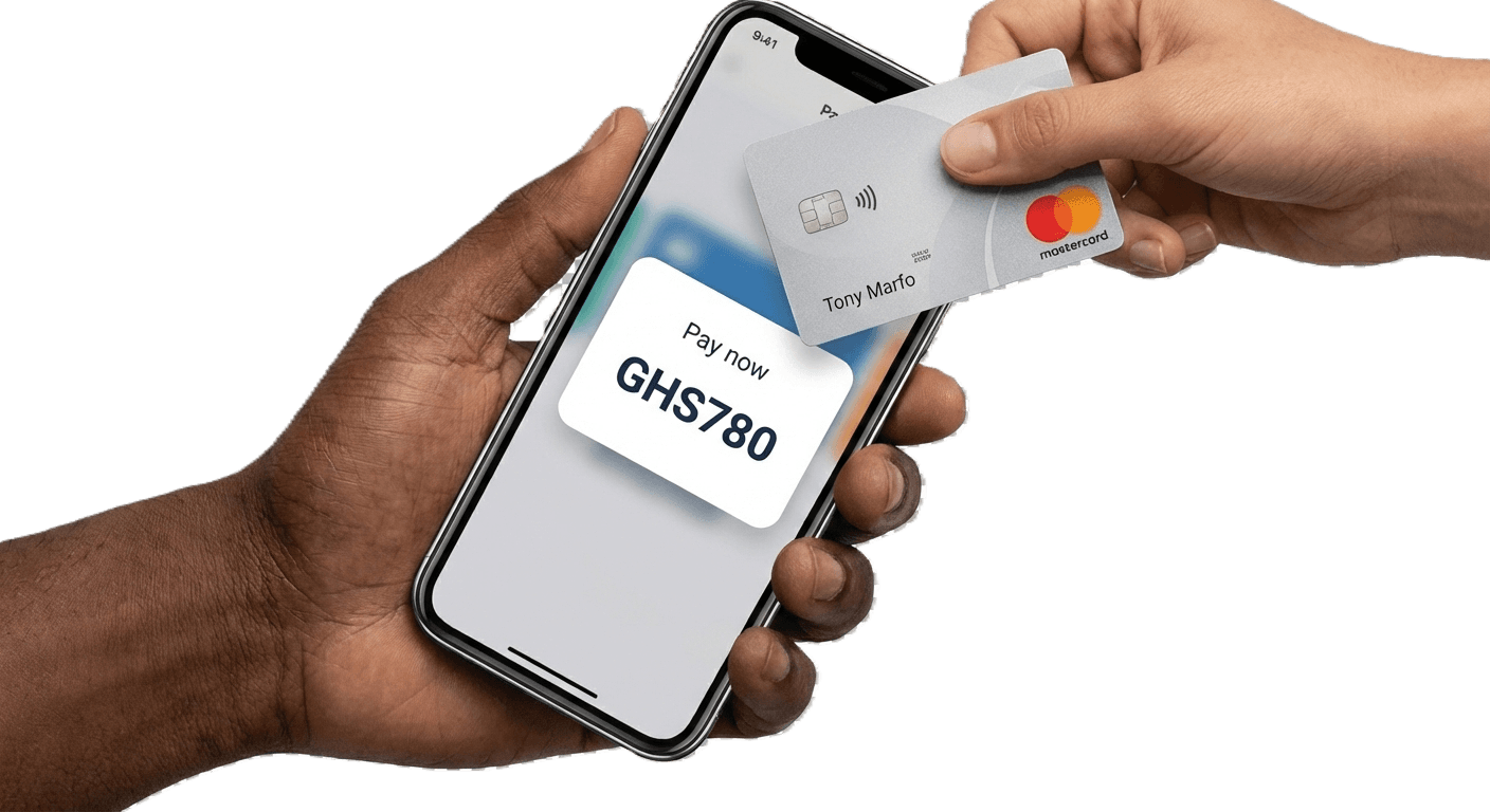 Scanning a card using macho phone pos